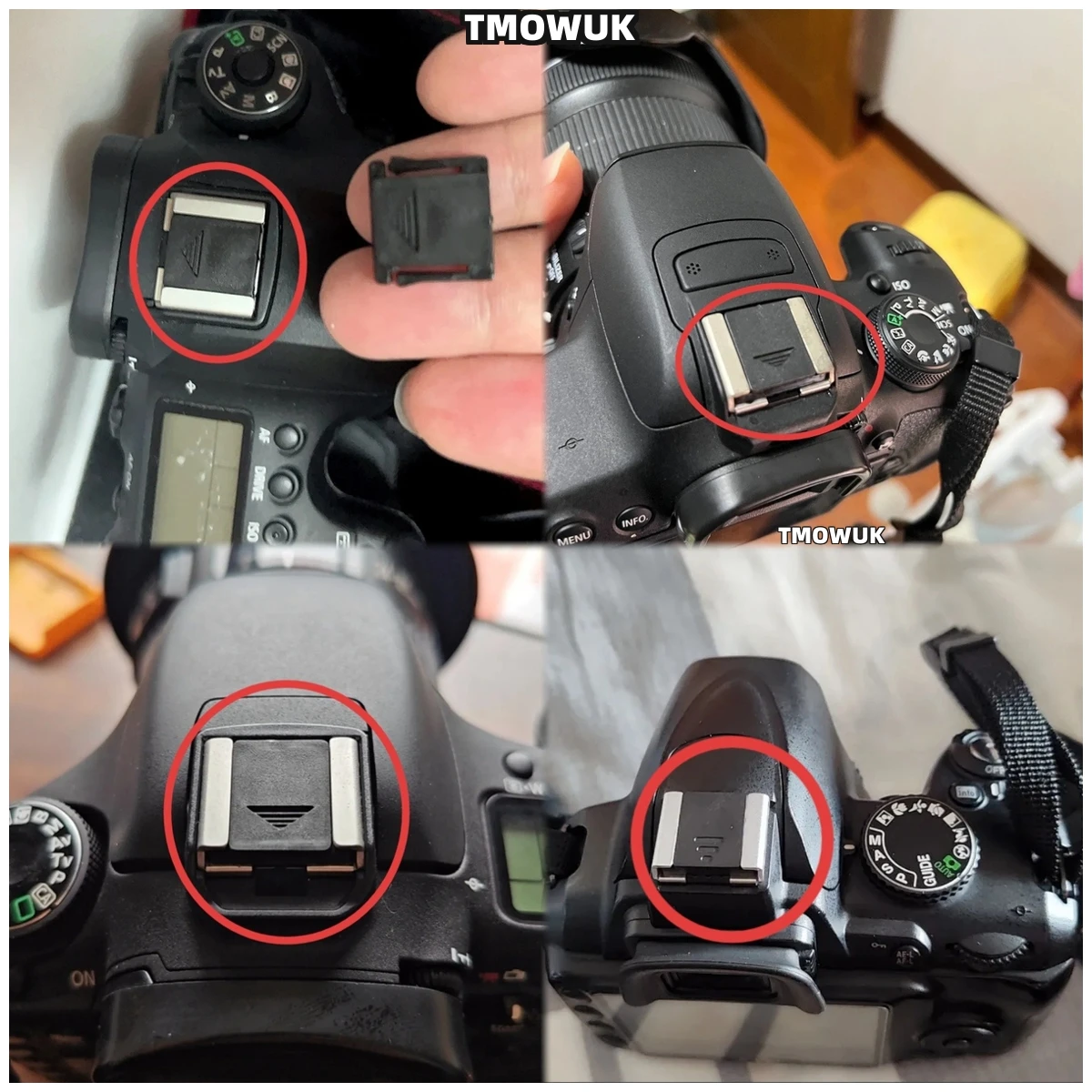 

For Canon EOS 700D Rebel T3 5D Mark IV 1D C 850 350D IX 1000V Hot Shoe Cover Camera Accessories Cap Protector