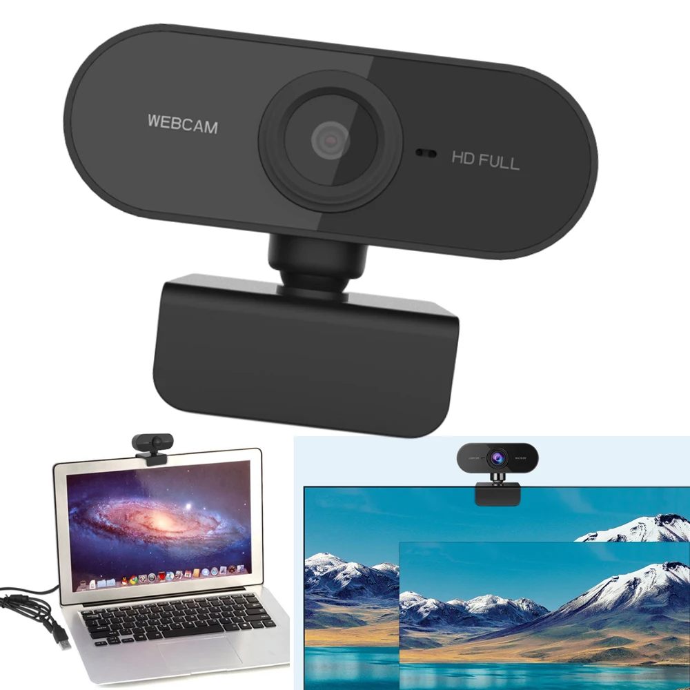 USB Car Camera Video Recording Live Online Meeting Web Can Camara Webcam 1080P PC Mini USB 2.0 Web Camera With Microphone