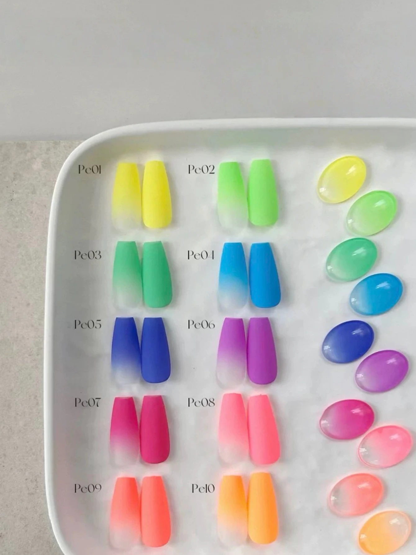 1 pedaço de pó de unhas gradiente dopamina material de unhas em pó DIY habilidades de arte de unhas, adequado para presentes para meninas