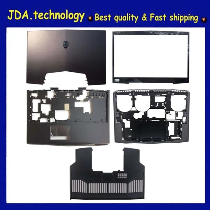 

New/orig For DELL Alienware M18X R1 R2 LCD back cover 122RP /LCD glass 0F9F90 /Upper cover F9F90 /Bottom case 013PC8 JMONO Brown