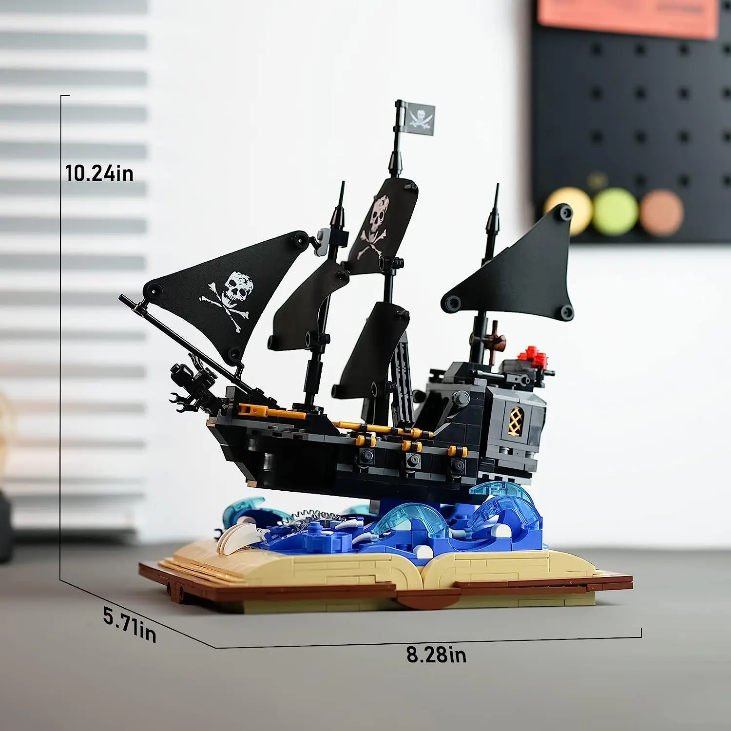 MOC Black Pearl Pirate Ship City Lighthouse Book Building Blocks Jungle Tree House DIY Assembly Building Blocks Children's Toys