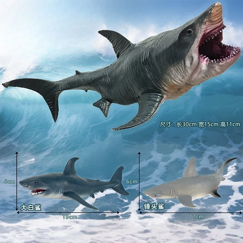 Simulation Marine Meer Leben Wal Figuren Hai Cachalot Action-figuren Ozean Tier Modell Delphin Hammerhai Pädagogisches Spielzeug