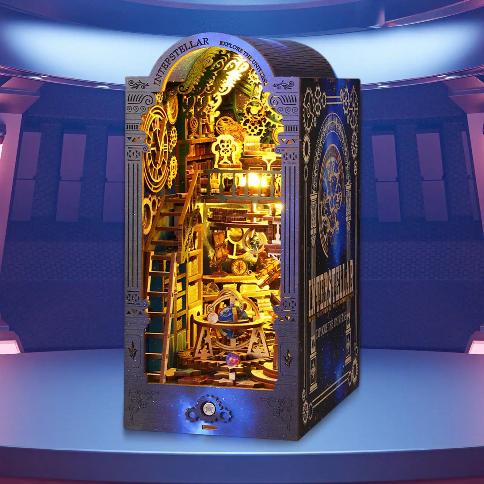 DIY Bookends Kits Decor Collection Bookend Diorama for Adults Children Teens