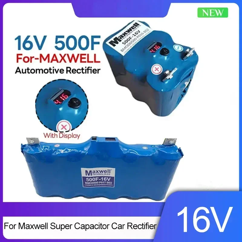 

16V 500F Super Farad Capacitor Car Rectifier 2.7V 3000F Audio Capacitor with Balance Board Suitable for Maxwell Supercapacitor