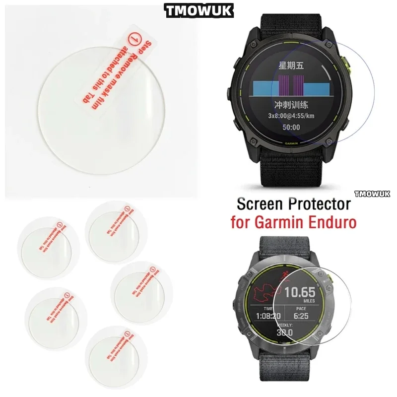 ​​For Garmin Enduro 2 3 Enduro2 Enduro3 Advanced Tempered Glass Shield - 9H Hardness HD Display Protector​​