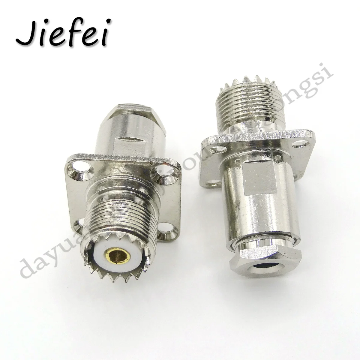 New Connector SO239 UHF female 4-hole 25mm flange clamp RG58 RG142 LMR195 RG400