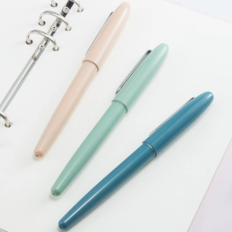 NATAMI First Encounter Series Morandi Ink Pen Macaron PPQ Dark Point 0.5 F Fountain Pen PREPPY Office Student Pens for Writing view 2
