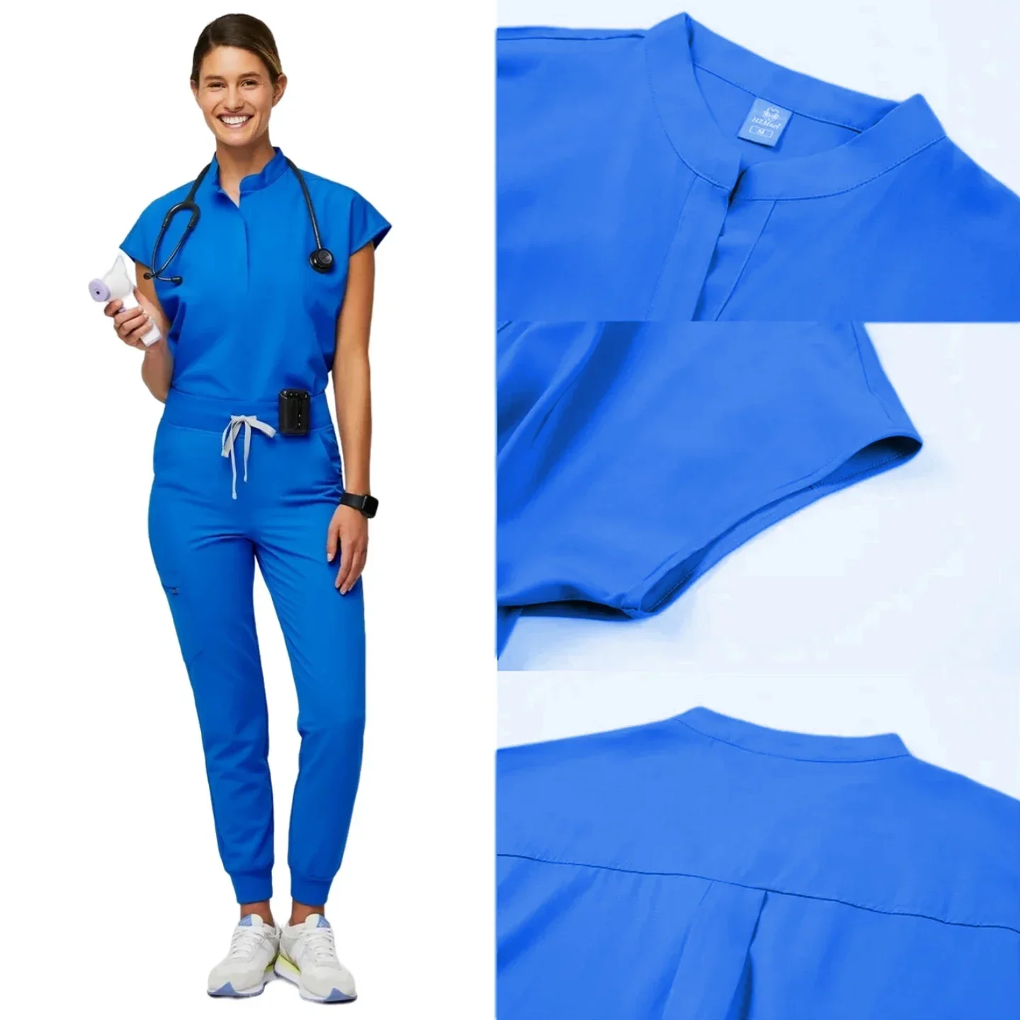 Scrub Sets Verpleegster Chirurgisch Uniform Vrouwen Zomer Slanke Comfortabele Orale Arts Werkkleding Korte Mouw Sets Operatiekamer Kleding