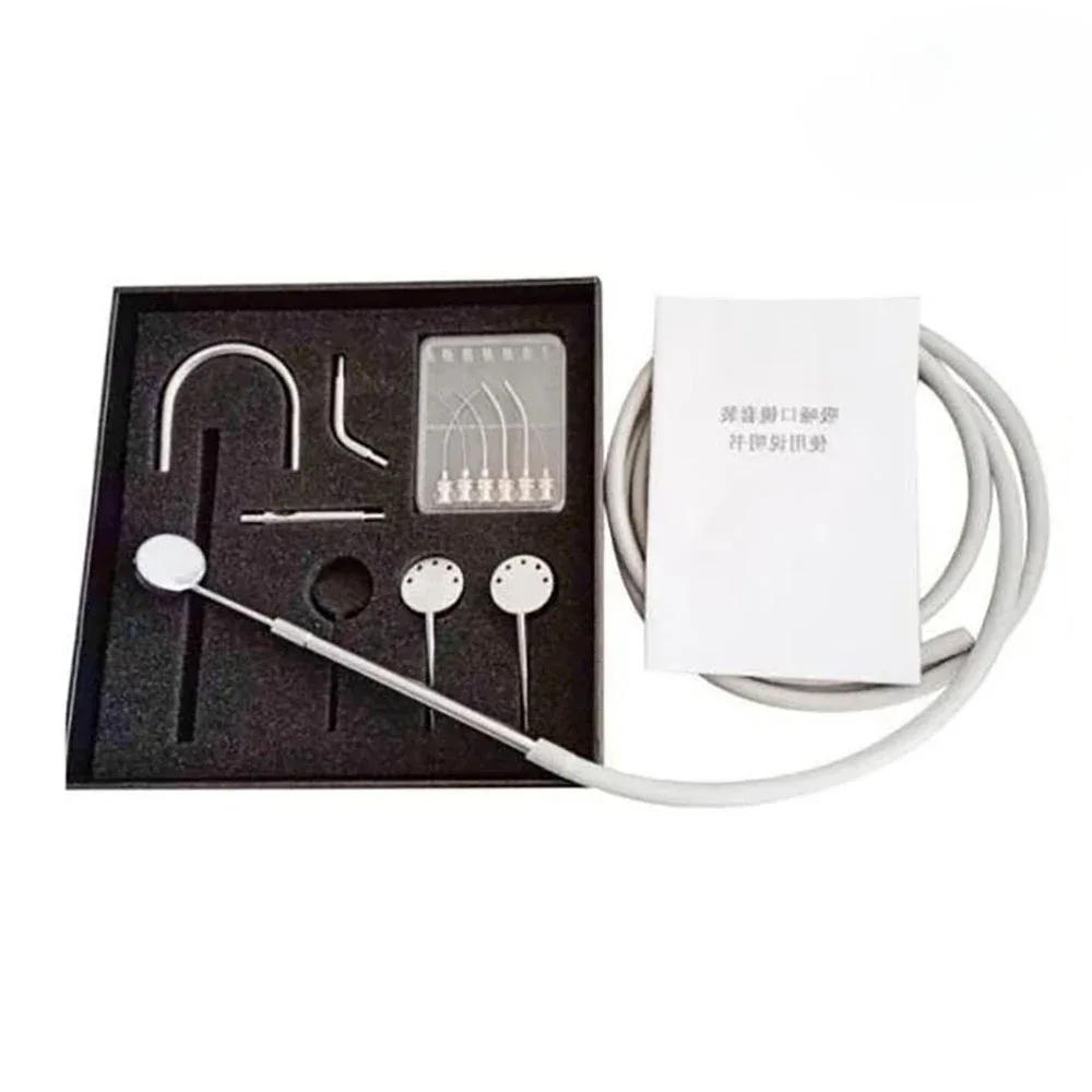 

Dentals Mirror Stainless Steel Dentals Tool Set Mouth Mirror Dentalss Hygiene Kit Instrument Suction Mirror System