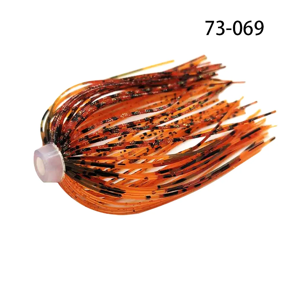 5 Stück/Lot 88 Stränge 64mm Silikonröcke Elastische Löcher Schirmröcke Angelzubehör Buzzbaits Spinner Buzz Bait – Detail 7