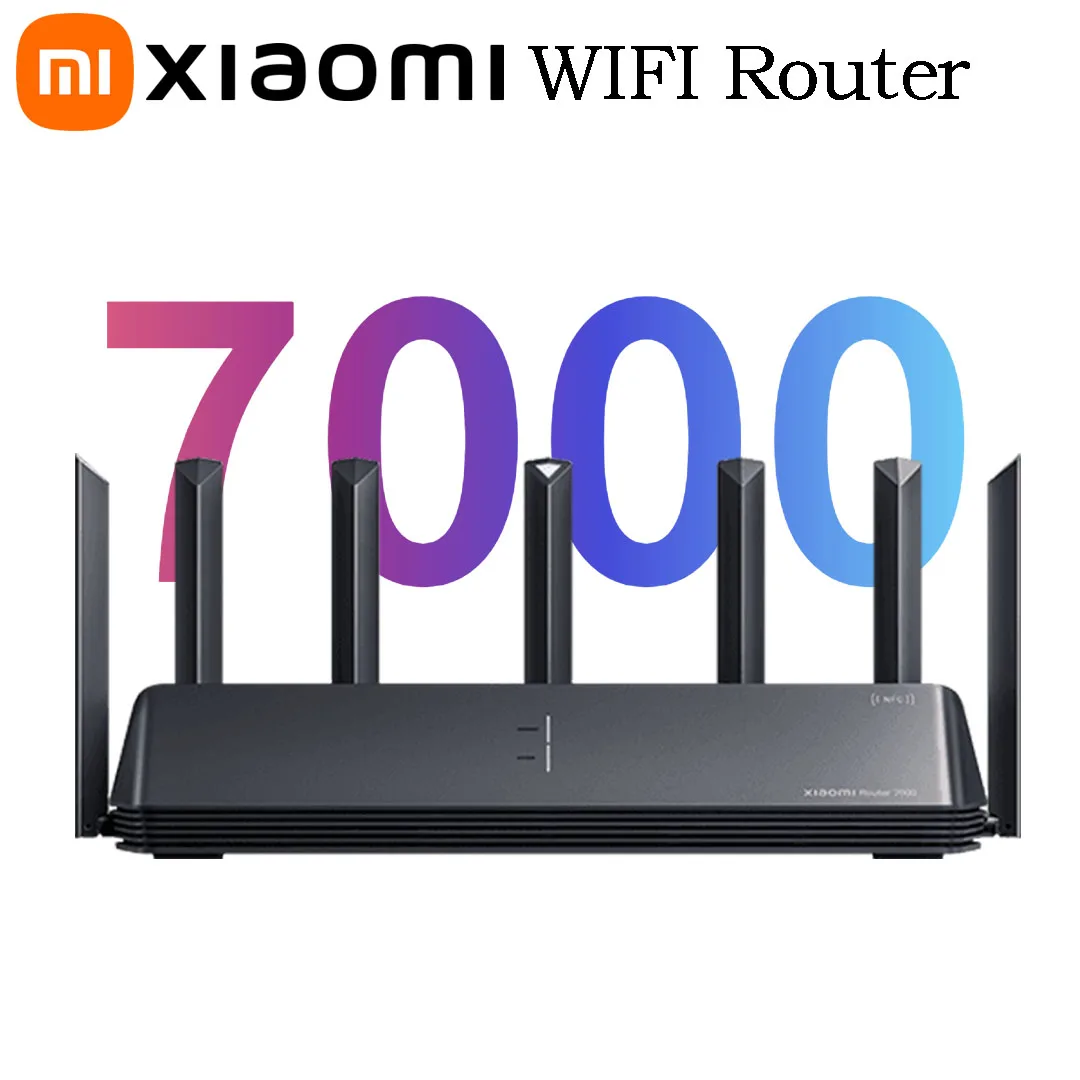 Xiaomi wifi Router 7000 160MHz 1GB Memory Tri-band Office Home Mesh Repeater External Signal Network Amplifier wifi Extender