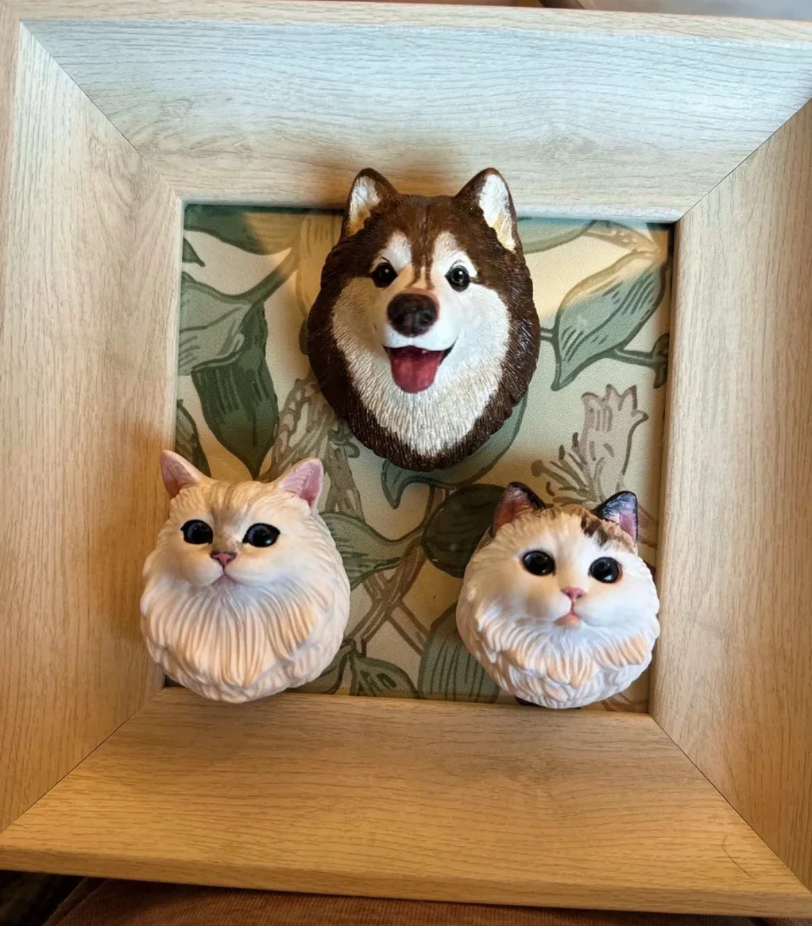 

Half day leisurely cat home decoration and gift customization, pet plaster portrait