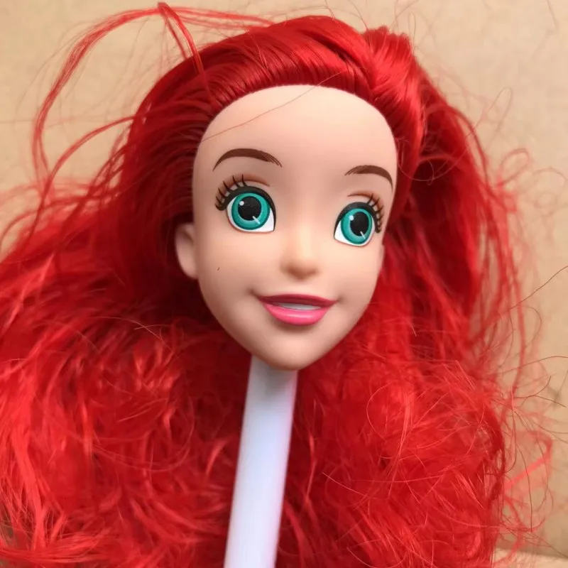 Gläser Augen mit echten Wimpern Puppenköpfe Bunte weiche Puppenteile Weiße Haut Puppenzubehör Mädchen Geschenk Spielzeugfiguren – Detail 6