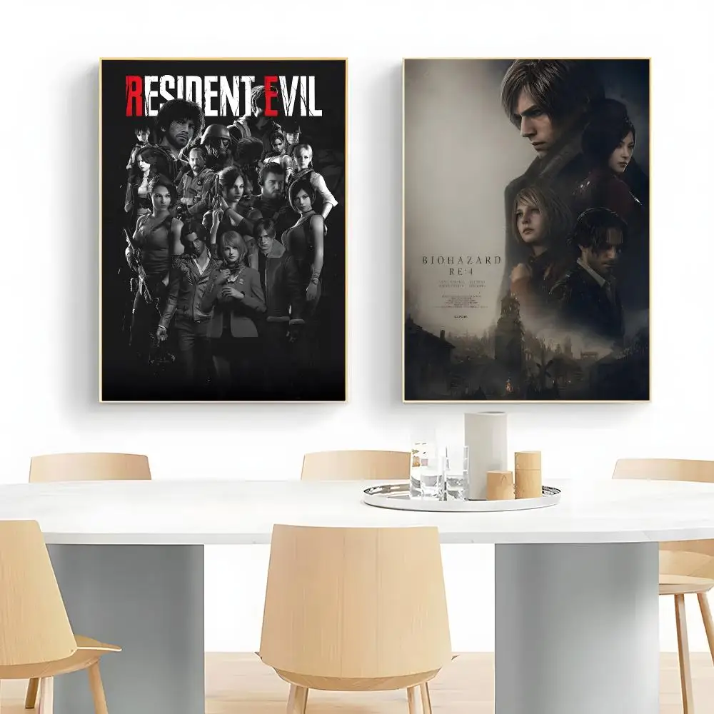 horror game R-Resident Evil Poster Wall Art Print Decorative Mural Home Decor Gift Unframed
