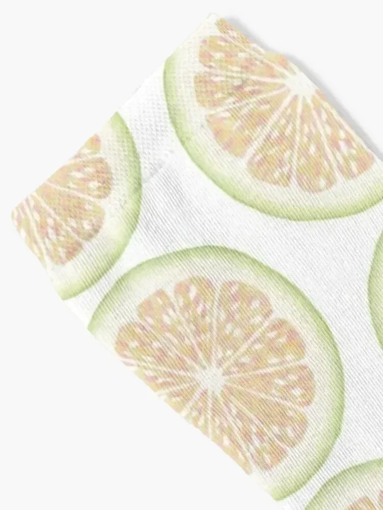 Juicy Pomelo Large Pattern Socks Stockings funny sock sports and leisure Christmas Socks Men Women's