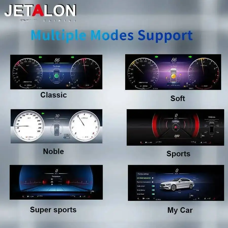 12.3inch LCD Upgrade Speedometer Instrument Cluster Screen For Mercedes Benz X class 2015-2018 X200 X220D X250D X350D Dashboar