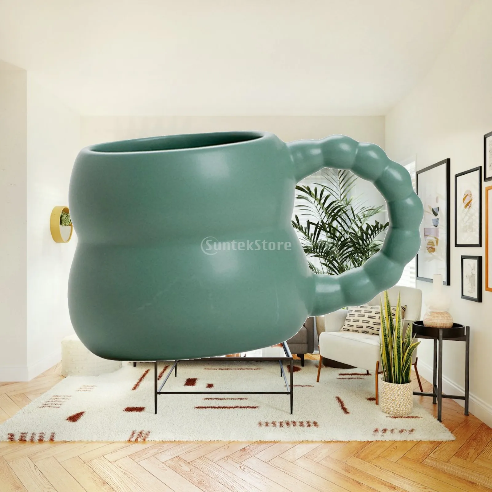 Ceramic Coffee Mug Cappuccino Cup Dinnerware Drinking Cup Cute Creative Juice