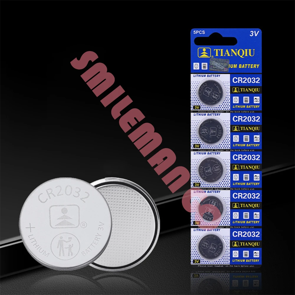 TIANQIU 시계 리모컨용 리튬 단추 셀 코인 배터리, CR2032 배터리, DL2032 ECR2032 BR2032 2032 CR 2032, 3V