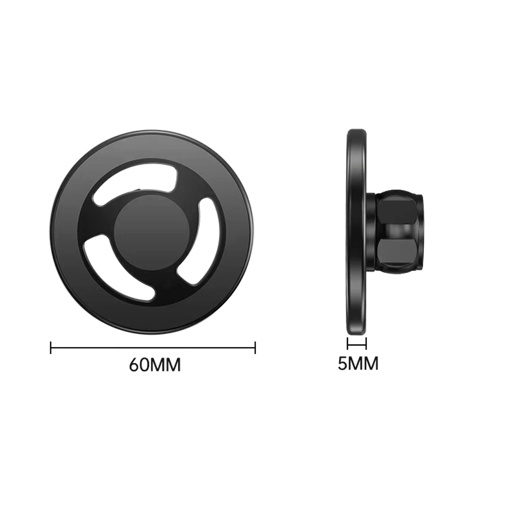 Uniwersalny magnetyczny uchwyt samochodowy na telefon do podstawy z głowicą kulową 17 mm do uchwytu samochodowego MagSafe Magnetyczny/bezprzewodowy uchwyt magnetyczny do ładowarki — zdjęcie produktu 2