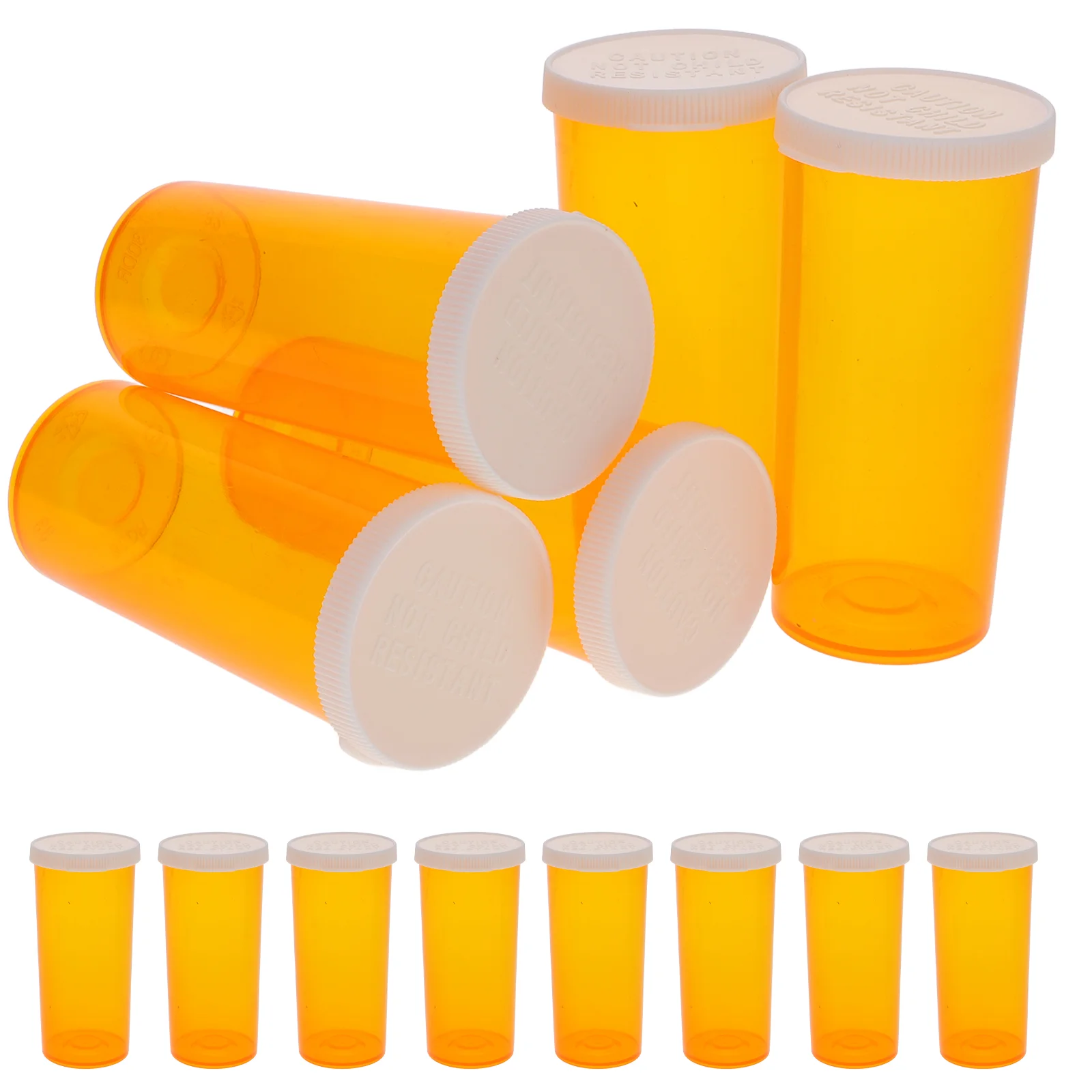 

20 Pcs Vial Capsules Carrying High Density Medicine Organizer Bottles with Plastic Empty Medication Travel Container Storage