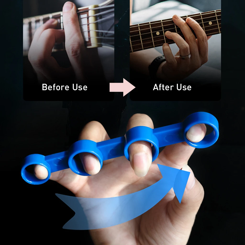 Guitar Finger Expansion Sleeves Musical Instrument Ukulele Accessories Finger Force Piano Span Practice Electric Acoustic Guitar