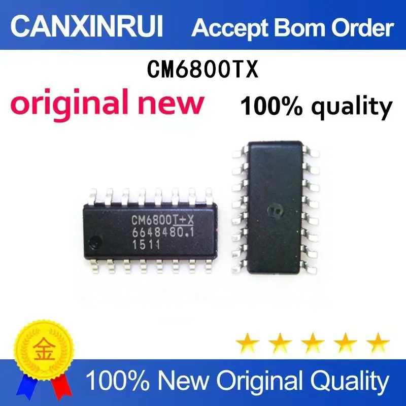 

(5-100 Pieces) Brand new original CM6800 CM6800T+X CM6800TX SOP-16 power management chip