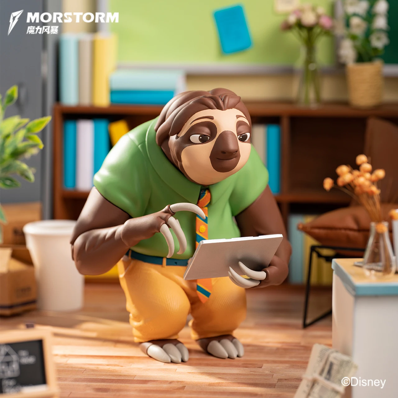 Auf Lager Disney Zootopia Faultier Figur Sammlung Statue Pvc Desktop Modell Ornamente Dekoration Spielzeug Kind Geburtstag Weihnachten Geschenke