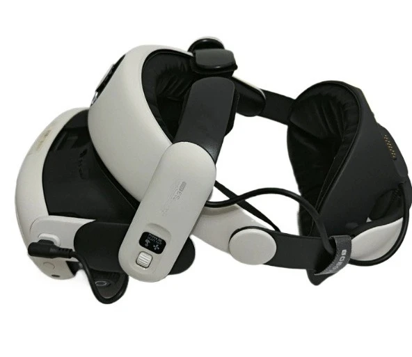 VR Super Strap with 10000mAh Hot-Swappable Battery Pack (S3 Pro) - Head Air Conditioning, Compatible with Meta Quest 3S