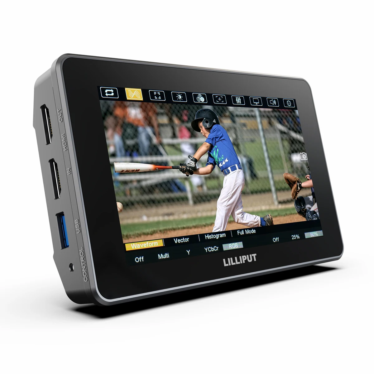

LILLIPUT HT5S 5.5 Inch Small 4K Field Monitor with High Brightness 2000 Nits for HDMI 3G-SDI Input Touch Video Camera Monitor