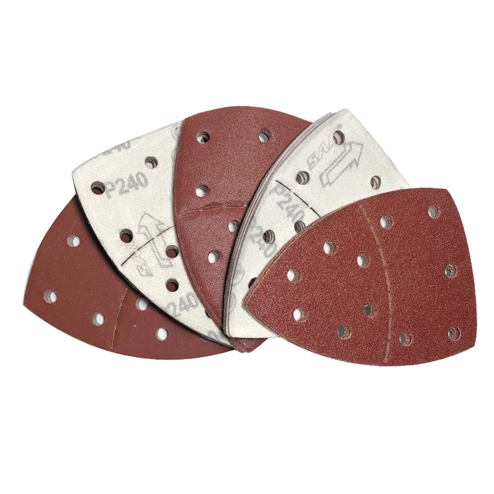pcs Tools 105 x 152mm 60 80 120 Grits Sandpaper Pads Detail Palm Sander Mouse Sanding Sheets Abrasive Paper For Bosch PSM 100A