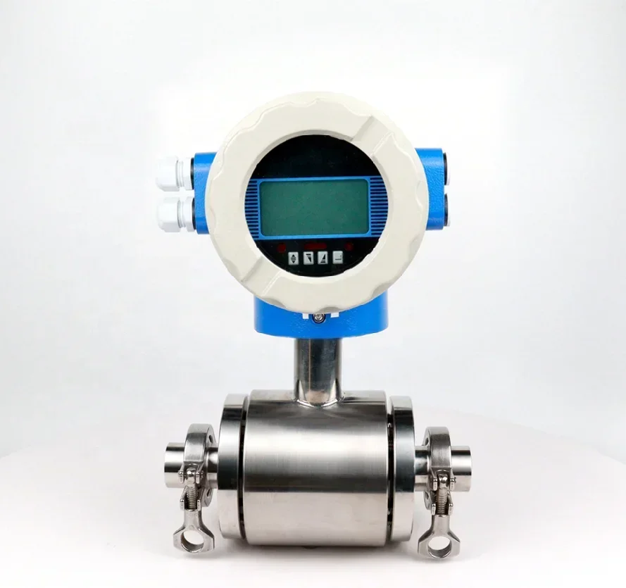 High Precision Food Grade SS304 Sanitary 2-inch 50mm Electromagnetic Flowmeter