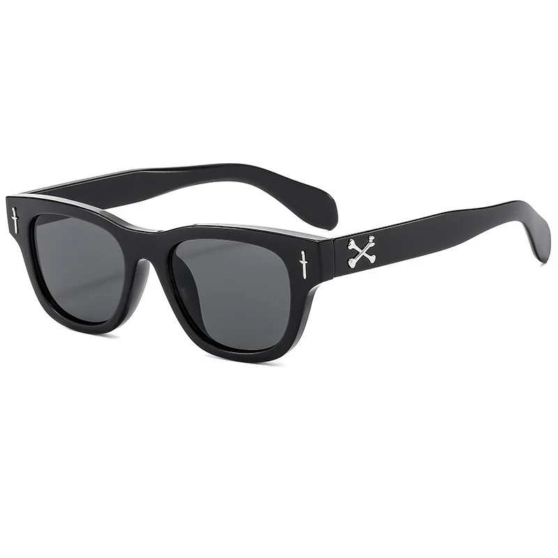 

Retro Square Frame Sunglasses Fashionable Anti-Uv Sunglasses