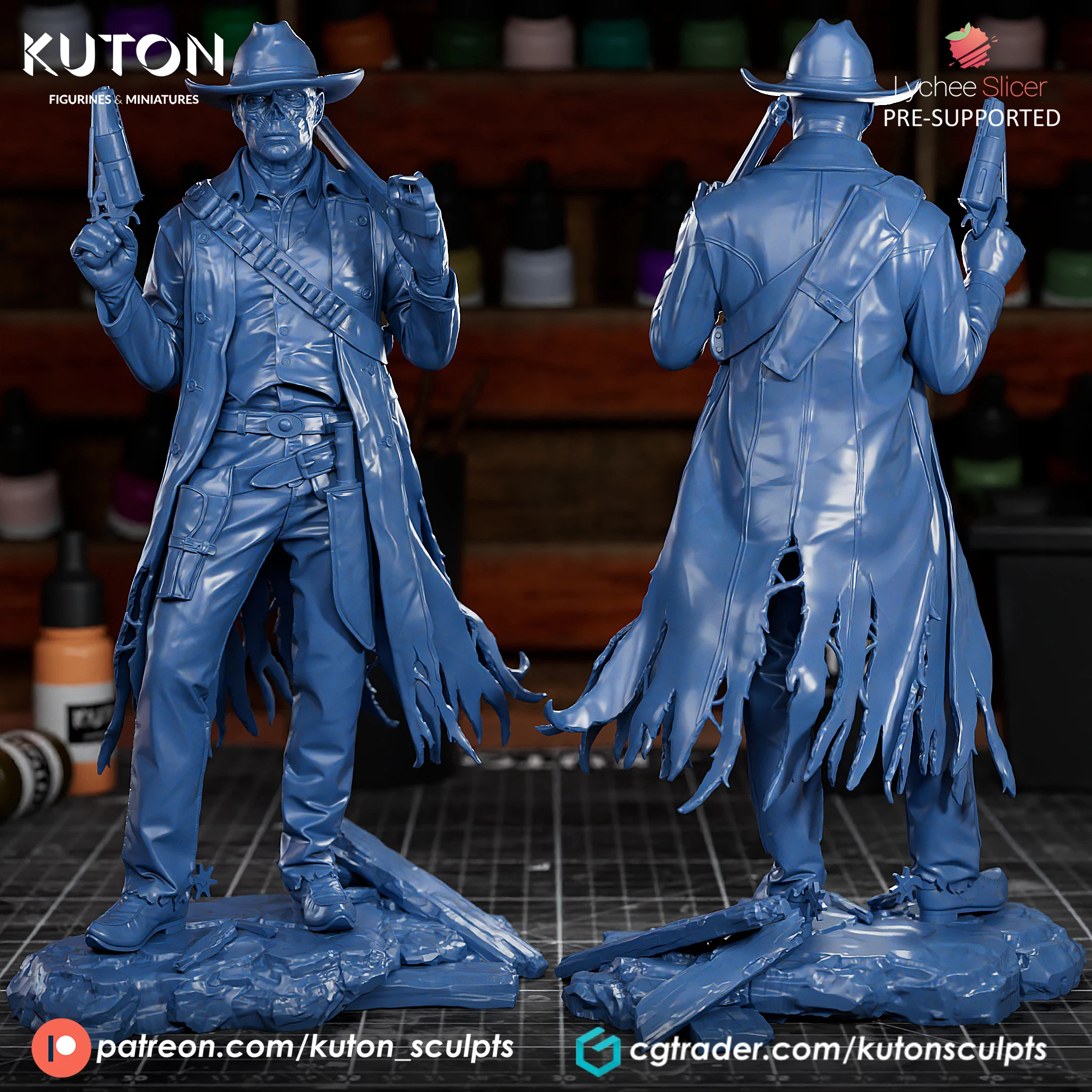 

Масштаб 1/24, фигурка из смолы, ковбой, вурдалак, сборная модель, комплект в разобранном виде, неокрашенная 3D статуя, игрушка «сделай сам», 1128