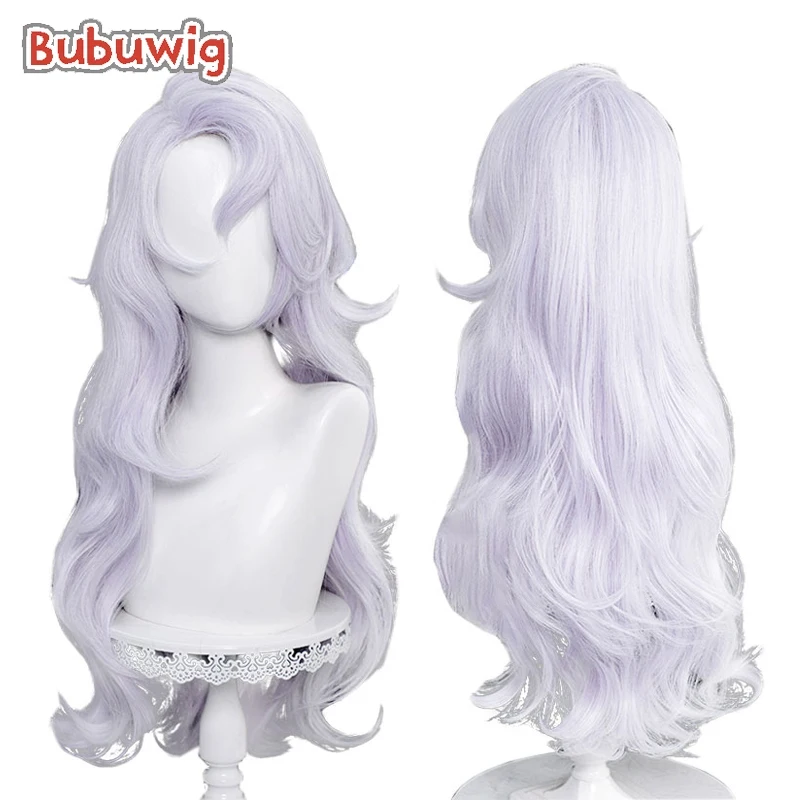 

Bubuwig Synthetic Hair Satoru Gojo Cosplay Wigs Anime Satoru Gojo 70cm Women Long Curly Silver White Wig Heat Resistant