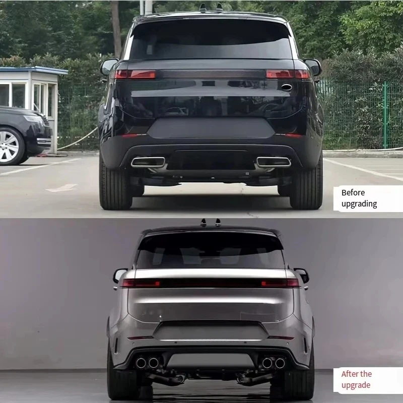 

Suitable Upgrade of Front and Rear Bumpers Grille and Tailpipe of SV Version of 23-25 Model LR