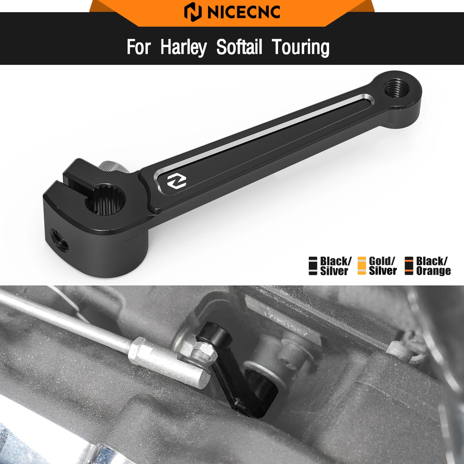 

Внутренний вал переключения передач для Harley Street Glide FLHX 2017-2019, рычаг переключения передач Road King FLHRXS Fat Boy FLFBS 114 Deluxe FLDE 107