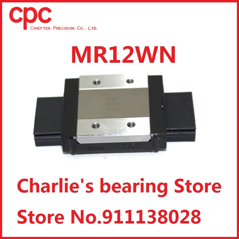 1pc 100% brand new taiwan original genuine CPC miniature linear guide block MR12WN