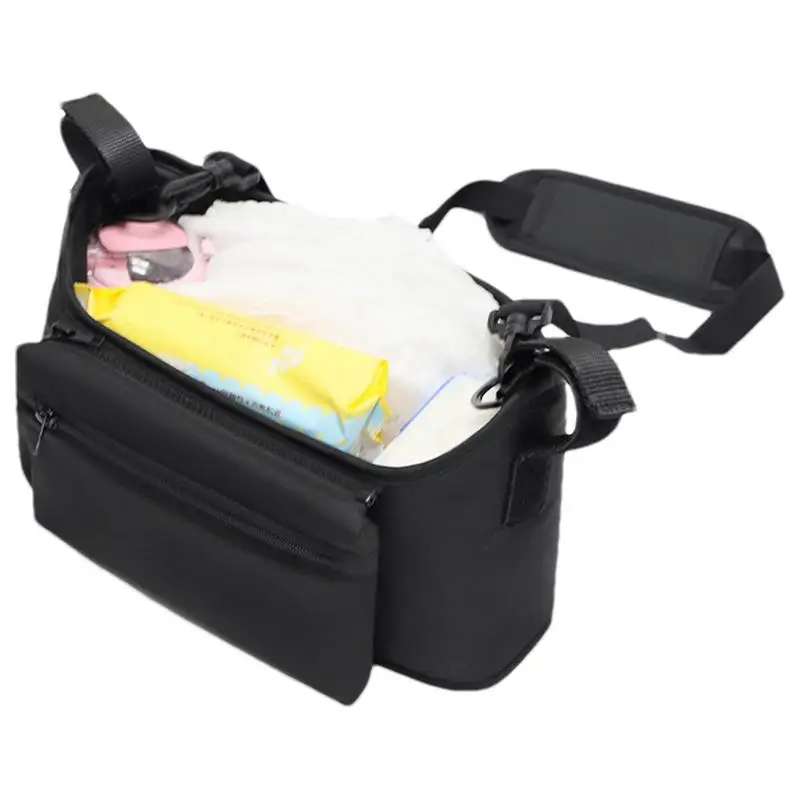 

Portable Stroller Organizer Multifunctional Stroller Organizer Waterproof Wear-Resistant Multiple Compartments Detachable