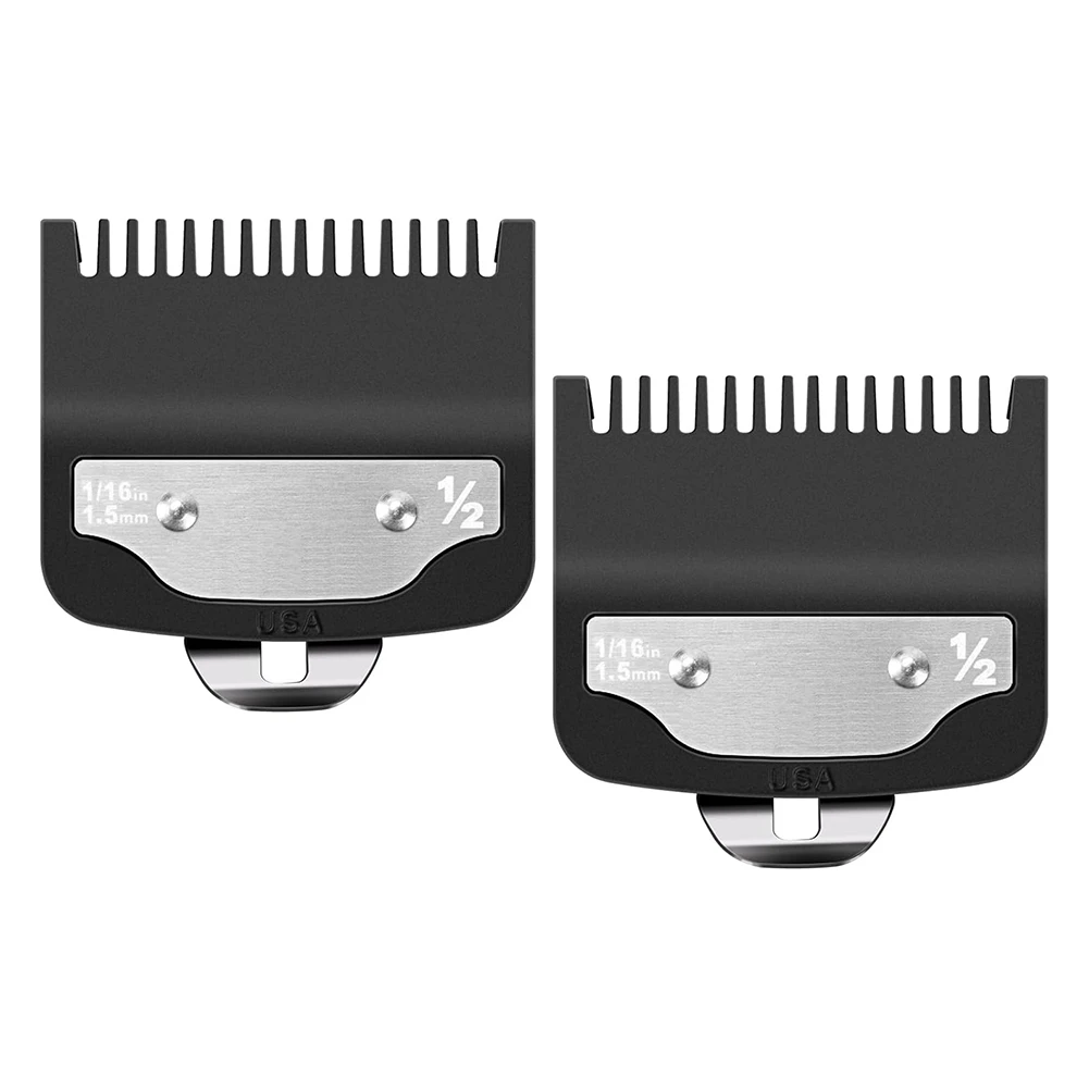 

For Wahl Clipper Guards Set, Replacement 1/16Inch 1.5Mm Hair Clipping Guard Kit- 2Pcs For Barbers For Stylists-A77G