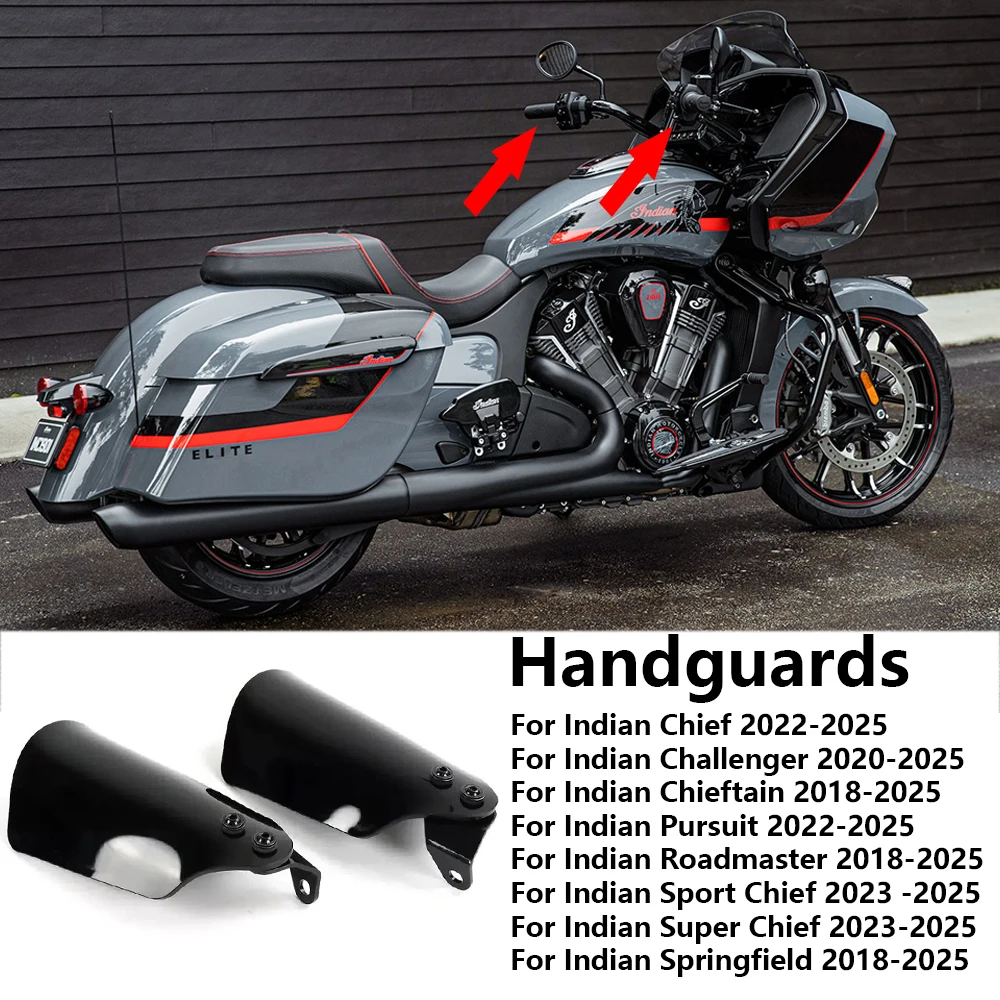 new-for-indian-chief-challenger-chieftain-pursuit-2022-2025-motorcycle-accessories-handguards-protector-hand-shield-cover-black