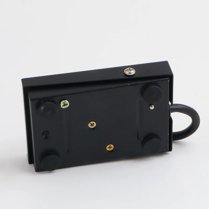 1pcs Metal Foot Switch Controller SPDT Foot Pedal Self Reset Cable 12cm Momentary 1NO1NC 10A/250V
