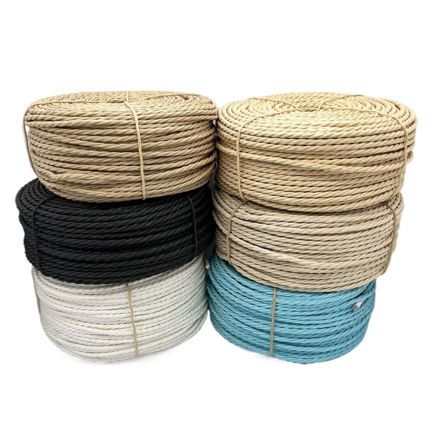 1KG 4.5mm Y Chair Cane Three Strand Waterproof Kraft Paper Rope Woven Furniture Cat Climbing Frame Cushion Material