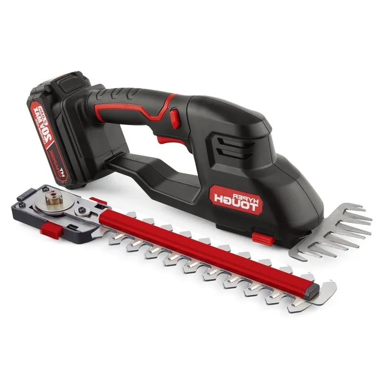 

20V Cordless 2-in-1 Shear Shrubber 5 Inch 9 Inch Blade Quick Connect Lightweight Ergonomic Battery Charger Garden Tool