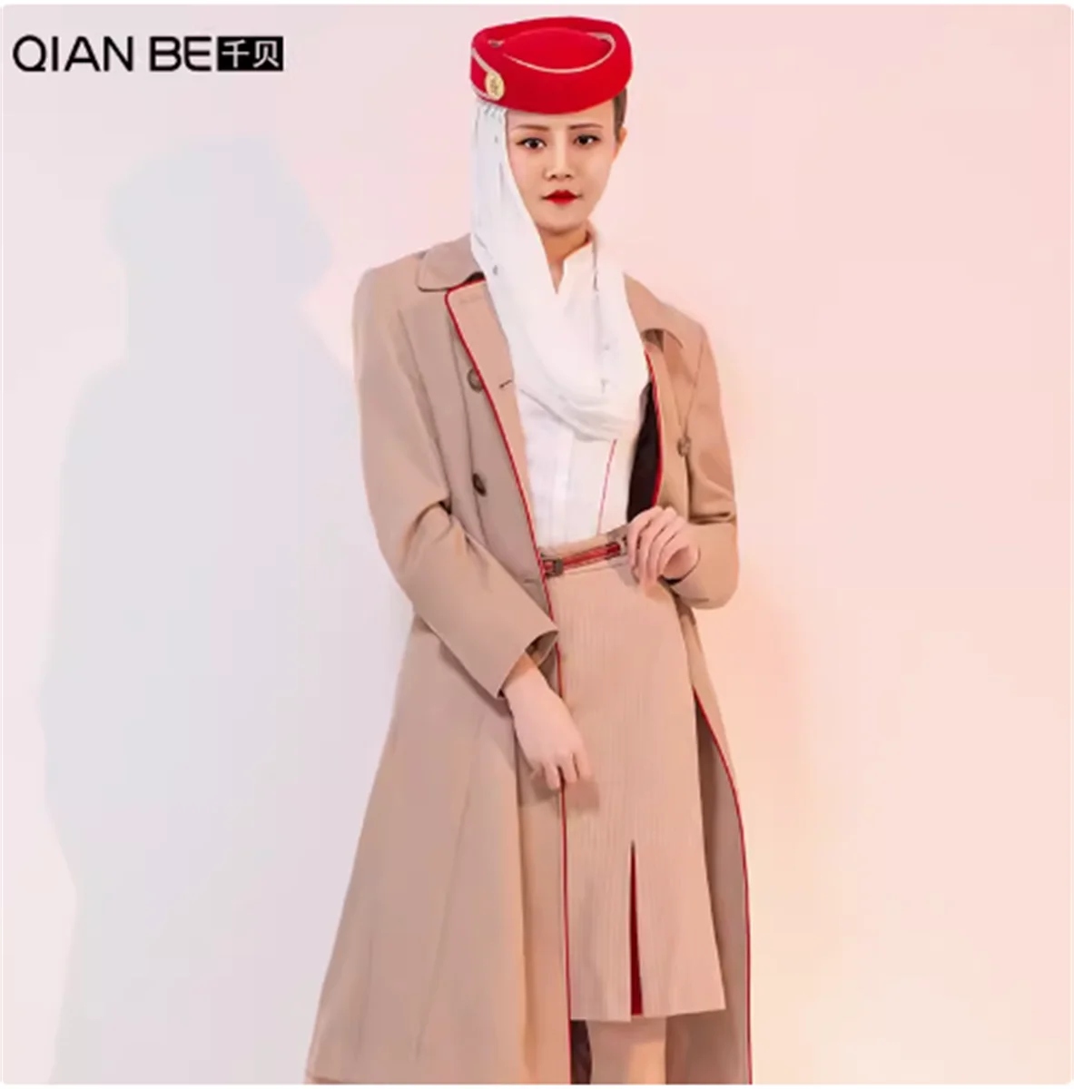 

The United Arab Emirates Aviation Airline Stewardess Overcoat Long Winter