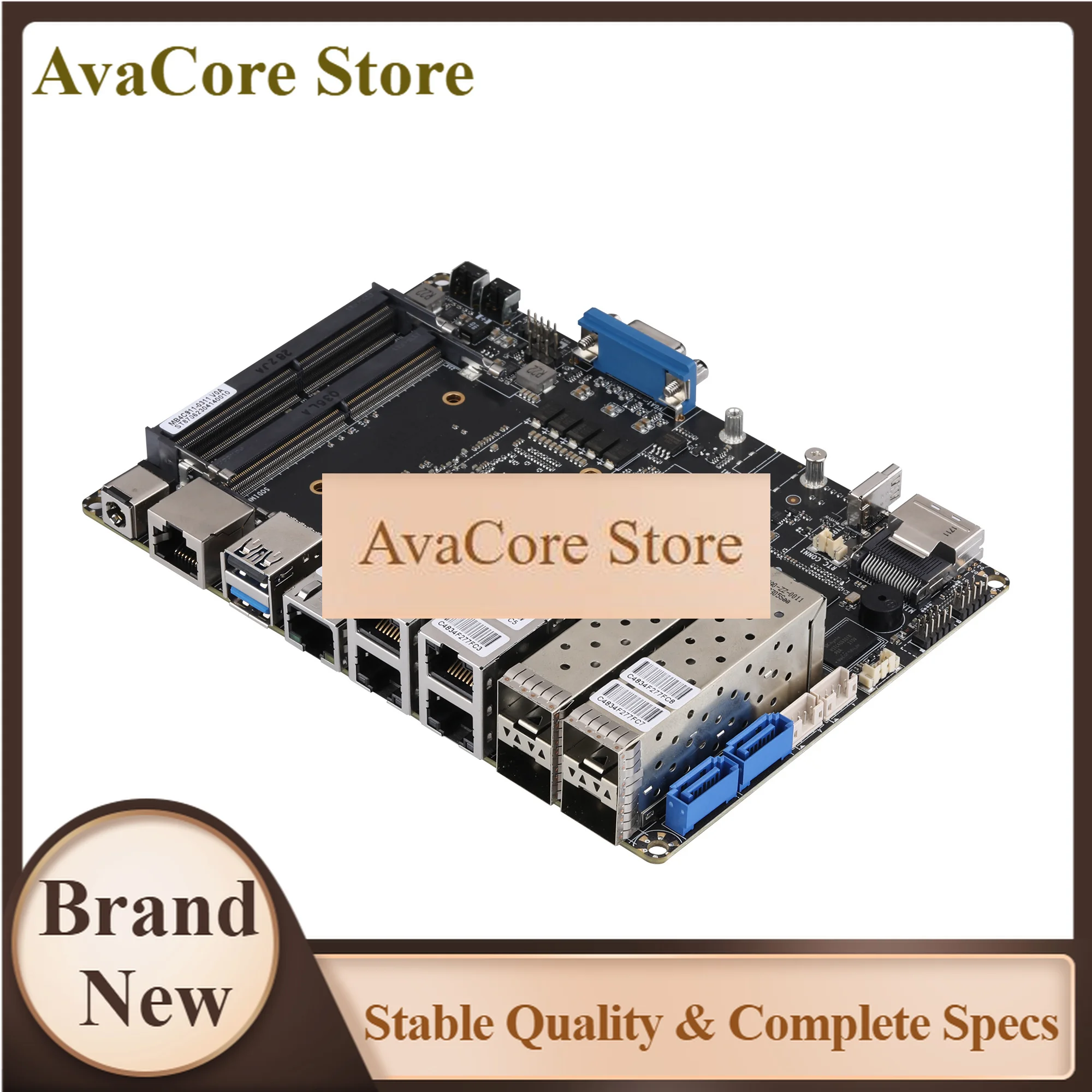 AvaCore4 X 10G SFP+/5 X 2.5G SFP LAN C3558 C3758 C3758R C3808 C3908 Onboard CPU Motherboard