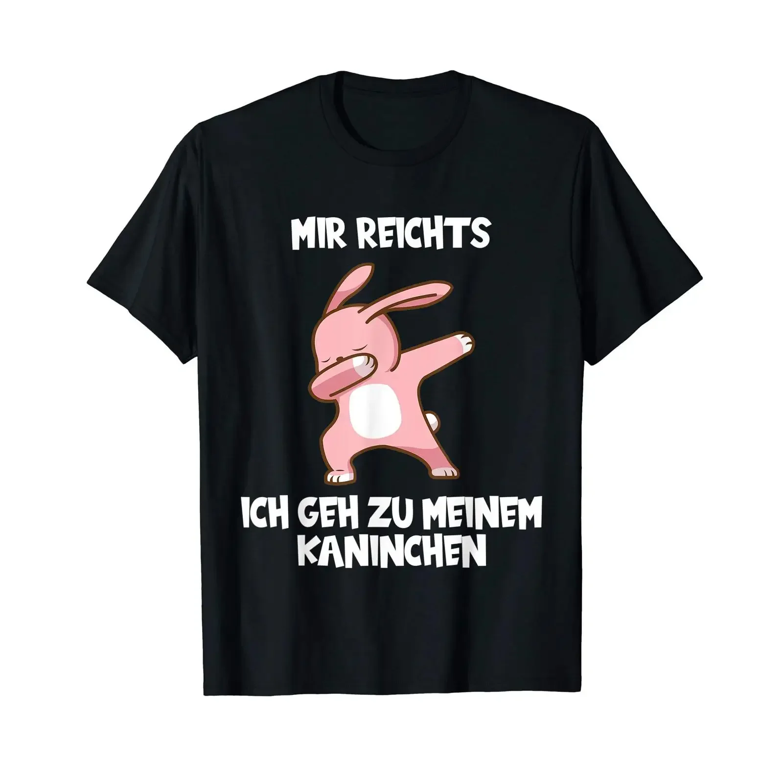 Karnickel T Shirt with German Text quot Mir reichts ich geh zu meinem Rabinchen Rabbit vintage Washed Top For Everyday Wear