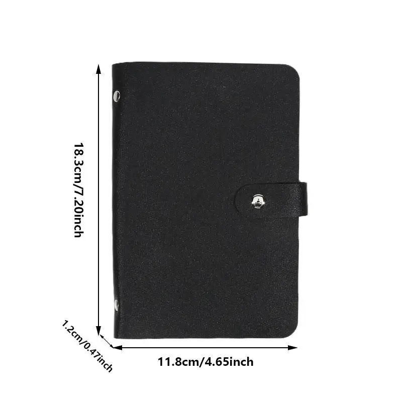 Money Savings Challenge Binder Clear 100 Envelopes Budget Savings Challenges Book Leather Waterproof Cash Budget Notebook