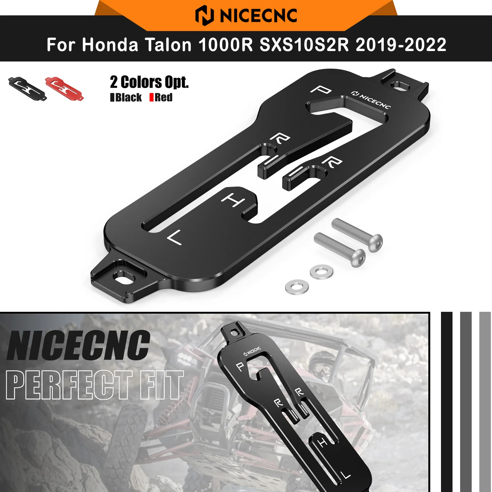 

NICECNC Shift Plate For Honda Talon 1000R SXS10S2R 1000X SXS10S2X 2019-2022 2024 1000R-4/X-4/XS 2023 Aluminum UTV Accessories