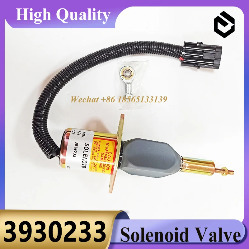 

3930233 Solenoid Valve Stop Solenoid for Cummins 6BT 5.9L 6CT 8.3L Parts
