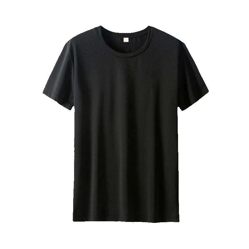 

Футболка для бега с коротким рукавом из сетчатой ткани, быстросохнущая, летняя, тонкая, дышащая, для фитнеса, спортивная одежда